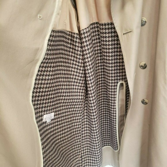 Dior Monsieur vintage cotton wool tan khaki oversized trench coat L FR 44 - Picture 4 of 10